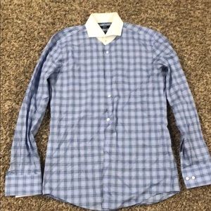 Hugo Boss plaid button down